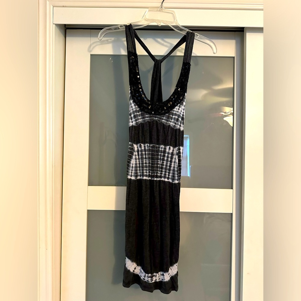 Tie dye tank dress